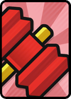 A Huge Eekhammer Card in Paper Mario: Color Splash.