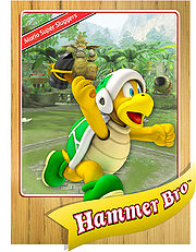 Level 1 Hammer Bro card from the Mario Super Sluggers card game