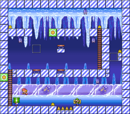 Level 4-7 map in the game Mario & Wario.