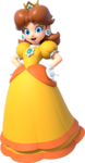 Artwork of Princess Daisy in Mario Kart Tour (later used in Mario and Sonic at the Olympic Games Tokyo 2020)