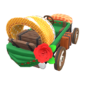 Wood tires (Mario Kart 8) on the Desert Rose Wagon