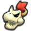 Dry Bowser's icon from Mario Kart Tour