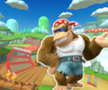 The course icon of the T variant with Funky Kong