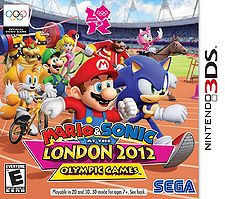 Mario & Sonic at the London 2012 Olympic Games cover for Nintendo 3DS.