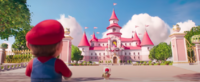Mario and Toad arrive at Peach's Castle