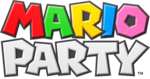 The current logo for the Mario Party series, formatted in the style of Mario Party Superstars.