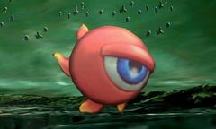A Monoeye in Super Smash Bros. for Nintendo 3DS