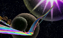Rainbow Road in Mario Kart 7
