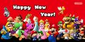 Nintendo of Europe's new year's picture for the year 2017