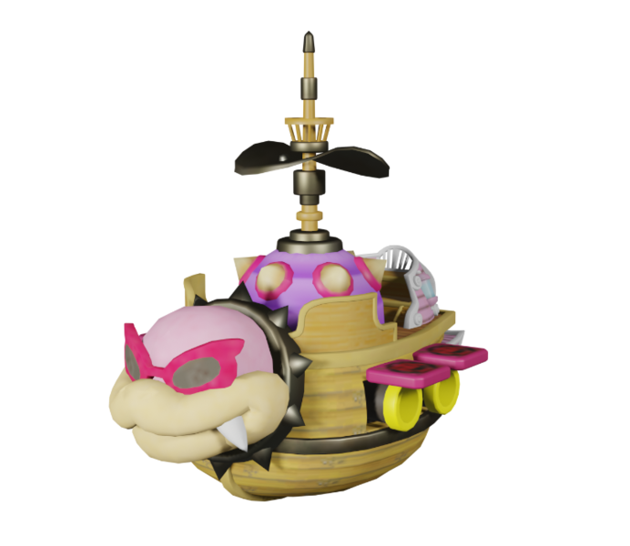 File:NSMBU Roy's Airship model.png