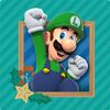 Luigi card from Nintendo Characters Holiday Memory Match-Up Online Activity