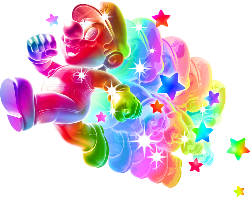 Rainbow Mario - Super Mario Wiki, the Mario encyclopedia
