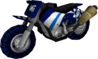 The model for Small Male Mii's Standard Bike S from Mario Kart Wii