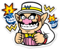 Wario with bombs