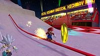 Mario and Silver competing in Dream Snowboard Cross