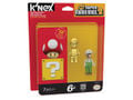 Gold Mario, Fire Luigi, and mystery figure (Gold Bullet Bill).
