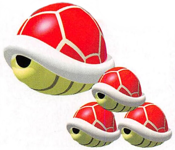 File:MK64 Red Shell and Triple art.jpg