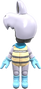 The Dry Bones Mii Racing Suit from Mario Kart Tour