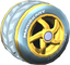 The BigR_WhiteSilver tires from Mario Kart Tour