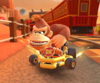 Thumbnail of the Wendy Cup challenge from the Bowser vs. DK Tour; a Time Trial challenge set on N64 Kalimari Desert 2R (reused as the Wario Cup's bonus challenge in the Mii Tour)
