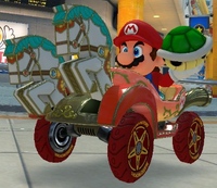 Mario on the Prancer.
