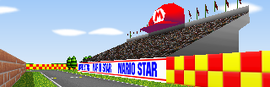 Mario Raceway from Mario Kart 64.