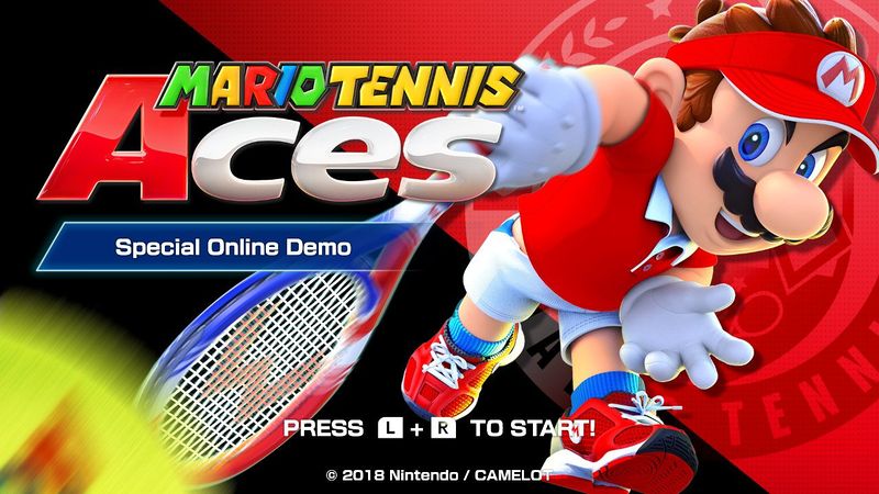 File:Mario Tennis Aces Special Demo title screen.jpg