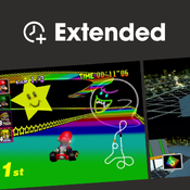 Cover image for the Extended-Playback Collection playlist from Mario Kart 64 on Nintendo Music