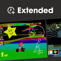 Cover image for the Extended-Playback Collection playlist from Mario Kart 64 on Nintendo Music