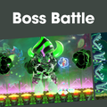 The Japanese cover for the "Boss Battles" playlist