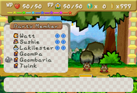 Goompa, Goombaria, and Twink remain as partners in the game's code.
