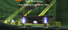 The ghost ship in the Deep Dark Galaxy