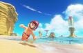 Artwork of Mario in the Seaside Kingdom