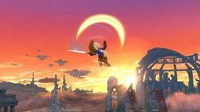 Skyward Slash Dash in Super Smash Bros. for Wii U.