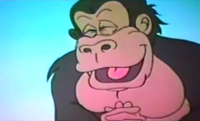 An error in "Movie Mania": Donkey Kong's right ear is miscolored.