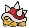A Spiny in Paper Mario: The Origami King