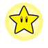 Sticker of Star from Mario Party Superstars