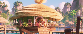 Donkey Kong's house in The Super Mario Bros. Movie