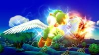 Yoshi's Super Dragon in Super Smash Bros. for Wii U.