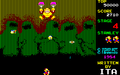 Gameplay of the stage in the Sharp X1 version