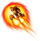 Artwork of Donkey Kong performing a Wild Move from Donkey Kong Barrel Blast