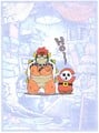 Artwork commemorating the end of the Dream Drunker comic series by Shigehisa Nakaue, from volume 92 of Nintendo DREAM in 2003