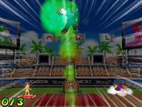 luigi green fireball