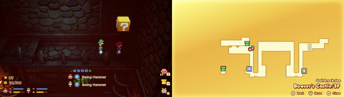 Block 9 in Wayaway Island from Mario & Luigi: Brothership