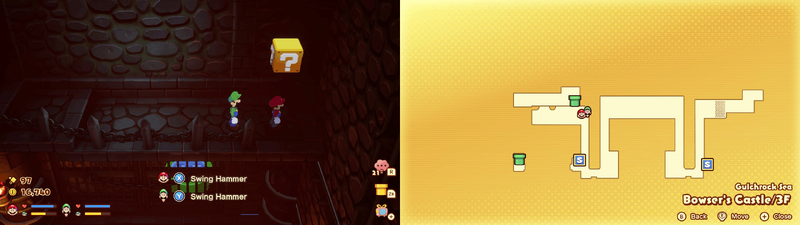 Block 9 in Wayaway Island from Mario & Luigi: Brothership