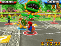 Gameplay in Mario Hoops 3-on-3