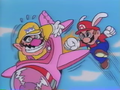 Bunny Mario defeats Wario