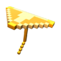 Gold 8-Bit Glider from Mario Kart Tour