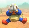 A Clappin' Chuck hopping on a course in Mario Kart World