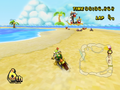 The Shy Guy ship in Mario Kart Wii with a new design